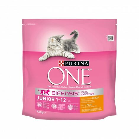 Croquette PURINA ONE Chaton poulet cereales 1,5KG