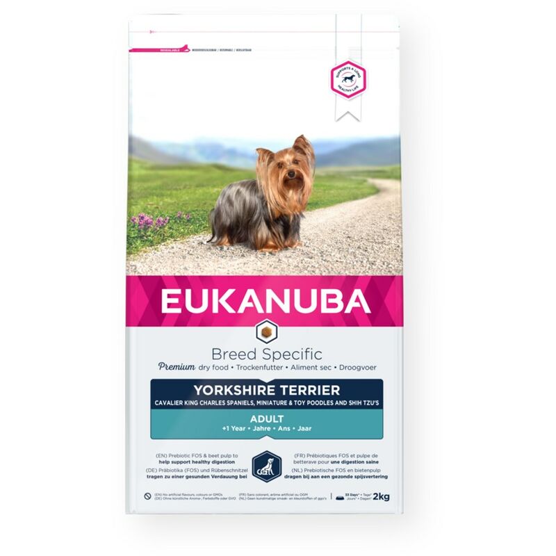 Eukanuba - Breed Specific Adult Yorkshire Terrier - nourriture sèche pour chiens - 2 kg