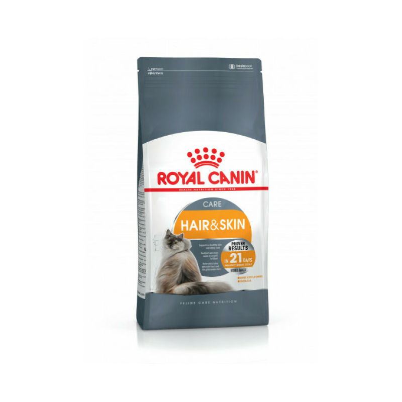 Croquettes pour chats Hair & Skin Care Sac 2 kg - Royal Canin