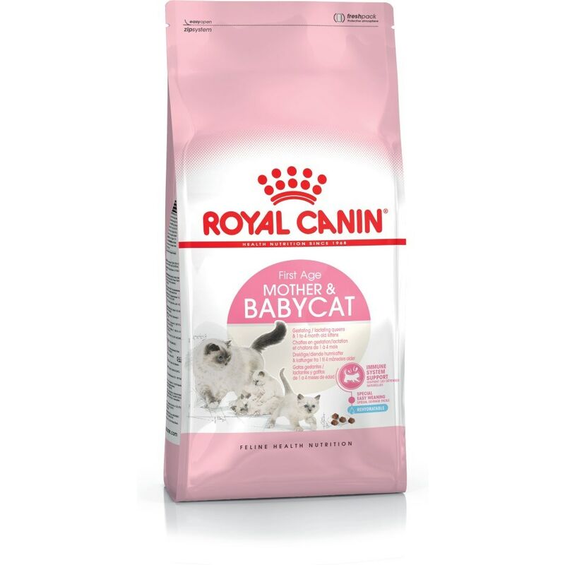 Mère & Nourriture sèche pour chats Babycat 4 kg Adulte Volaille - Royal Canin