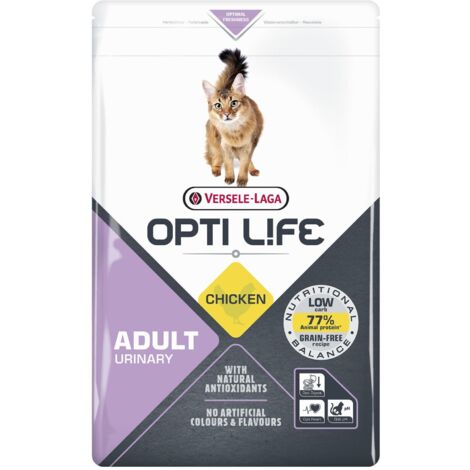 Croquettes Opti Life Chat Adulte Urinary poulet : 2.5kg