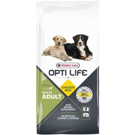 Croquettes Opti Life chien maxi Poulet : 12.5kg