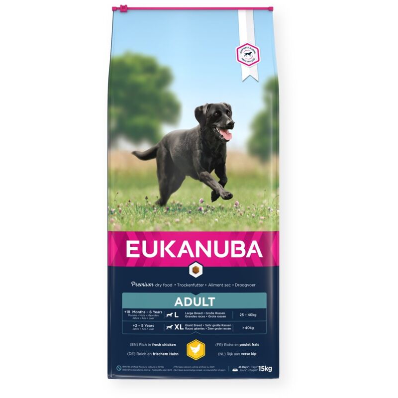Eukanuba Adulte Grande Race Poulet 15 kg