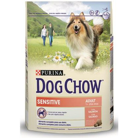 Croquettes pour chien adulte saumon et riz 2,5 kg – Formule sensible pour peau et digestion délicates – Nutrition complète et équilibrée – Purina