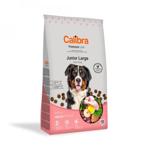 Croquettes pour chien CALIBRA DOG premium junior grand 12kg