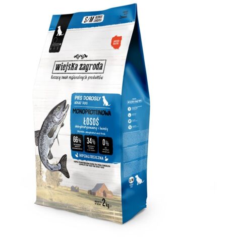 Croquettes pour chien COUNTRY FARM Monoprotein Saumon - 2kg