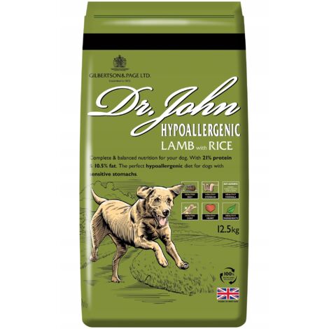 Croquettes pour chien Dr. John Lamb 12,5 kg