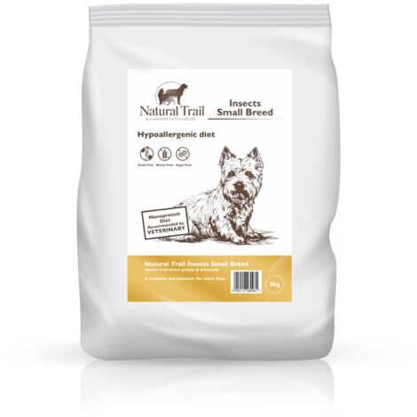 Croquettes pour chien NATURAL TRAIL Insect avec insectes 2 kg