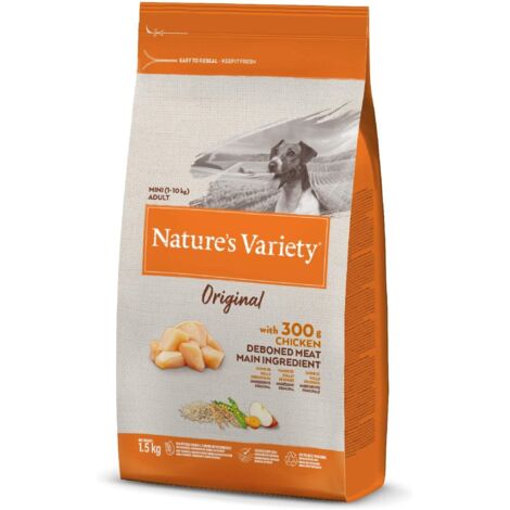Croquettes pour chien Nature's Variety True Instinct Original Mini Adult Poulet - Sac de 7 kg