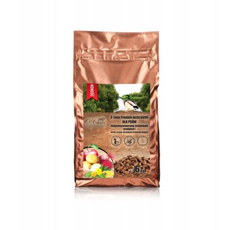 Croquettes premium O'Canis pour chiens au canard, millet, pommes de terre et betterave, 6 kg
