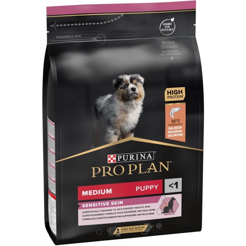 Purina - Croquettes Pro Plan Puppy Medium Sensitive Skin : 3 kg