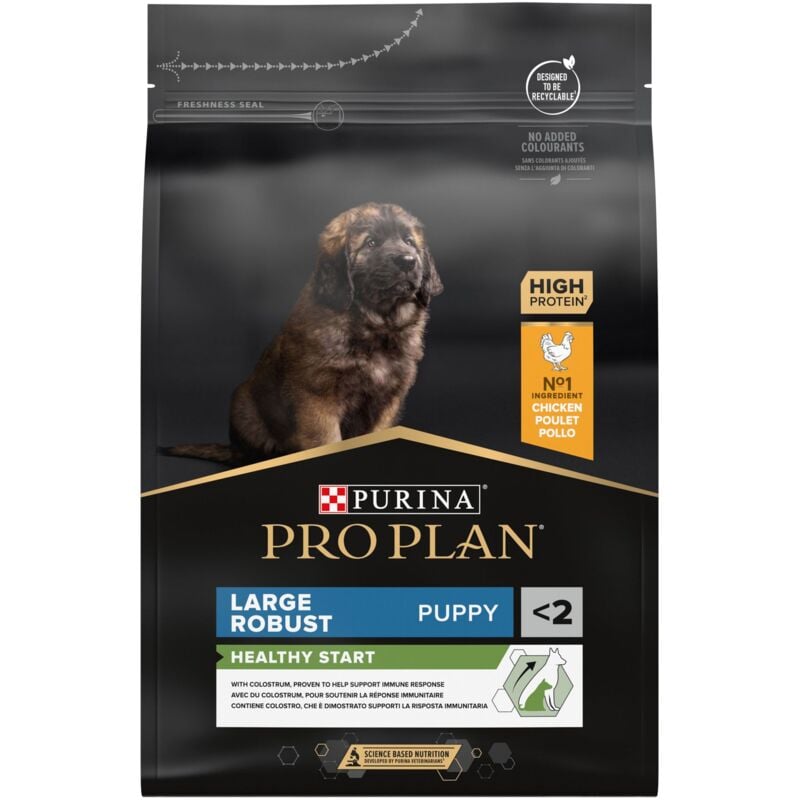 Purina - Croquettes Pro Plan Puppy Large Robust Healthy Start Poulet : 3 kg