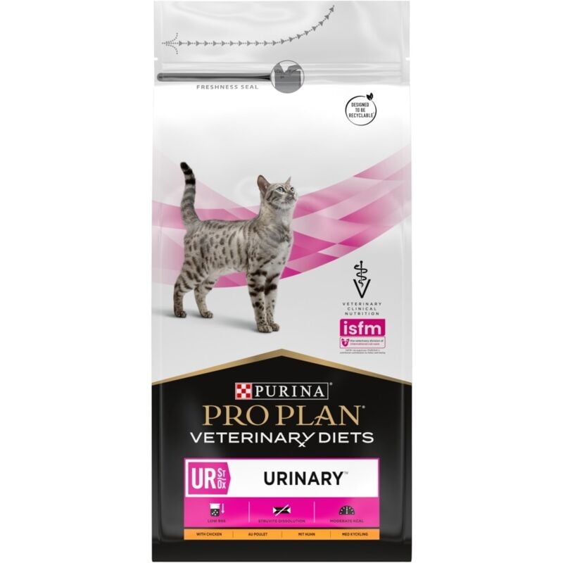 Veterinary diets Feline ur Urinary croquettes pour chats adultes 1,5 kg Poisson - Purina