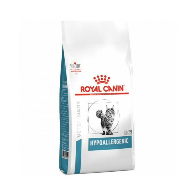 Croquettes Veterinary Diet Hypoallergenic pour chats Sac 4,5 kg - Royal Canin