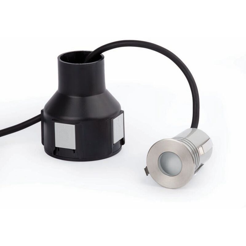 

CROSBY Empotrable de pared y suelo inoxidable satinado y negro mate de FARO - INOXIDABLE SATINADO