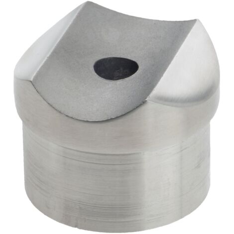 CROSO Adapter für Rohr ø 42,4 x 2,0mm,Sattelmaß 42,4mm,Höhe 18 mm,Edelstahl V2A
