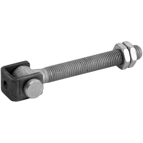 Croso Anschweißtorband lang Band Länge 100 mm M12 Stahl verzinkt/blank