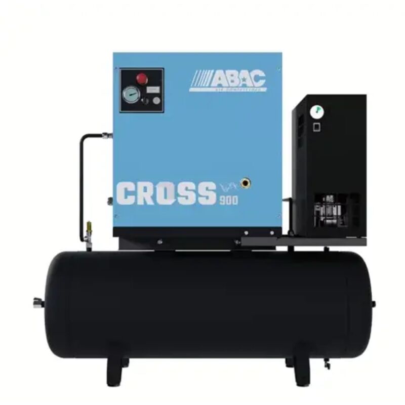 Cross 900 7,5kW 10Bar 400/50 200L Vessel with Dryer vsd screw compressor