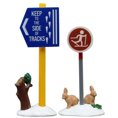 Cross Country Ski Sign Set Of 2 Réf. 54468