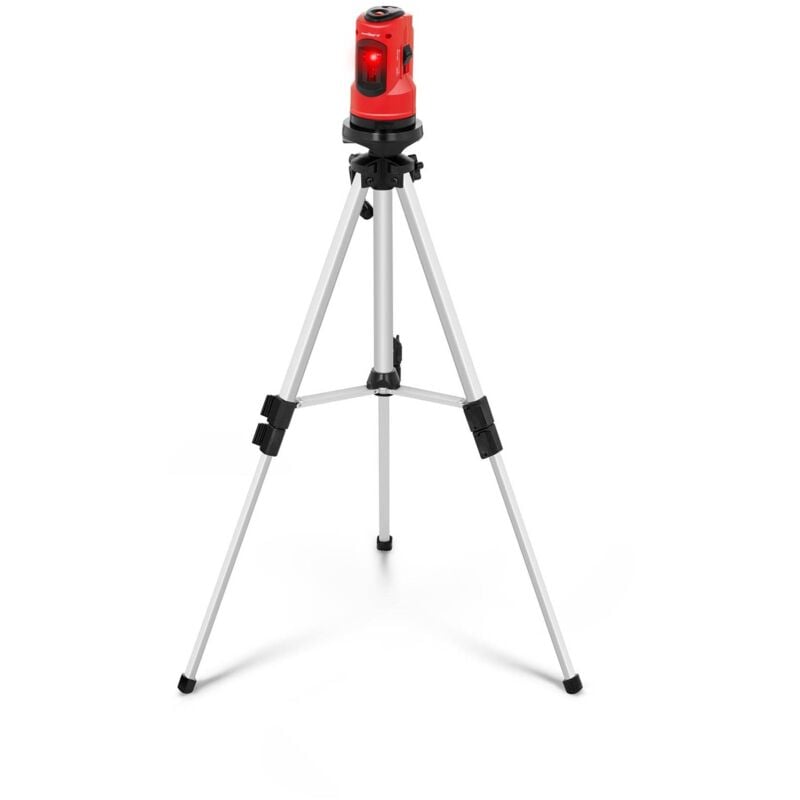 Steinberg Systems - Cross Line Laser With Tripod Carrying Case 10m Level Vertical Horizontal Lines