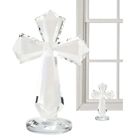 Cross Sculpture chrtienne de Table de 6 Pouces Figurine