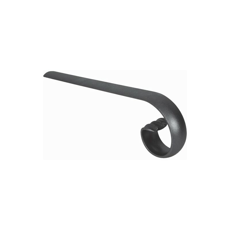 Deco Fer Forge - Crosse pour main courante demi sphère lisse- Hauteur 100mm Largeur 40mm épaisseur 10mm - Fer forgé - à souder
