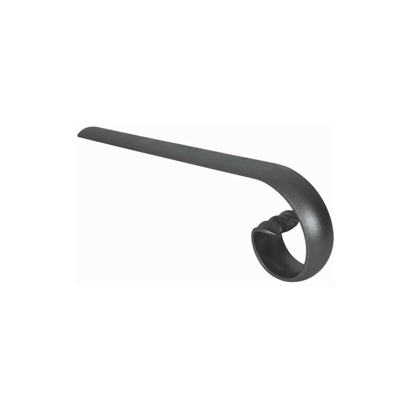 Deco Fer Forge - Crosse pour main courante demi sphère lisse- Hauteur 100mm Largeur 30mm épaisseur 8mm - Fer forgé - à souder