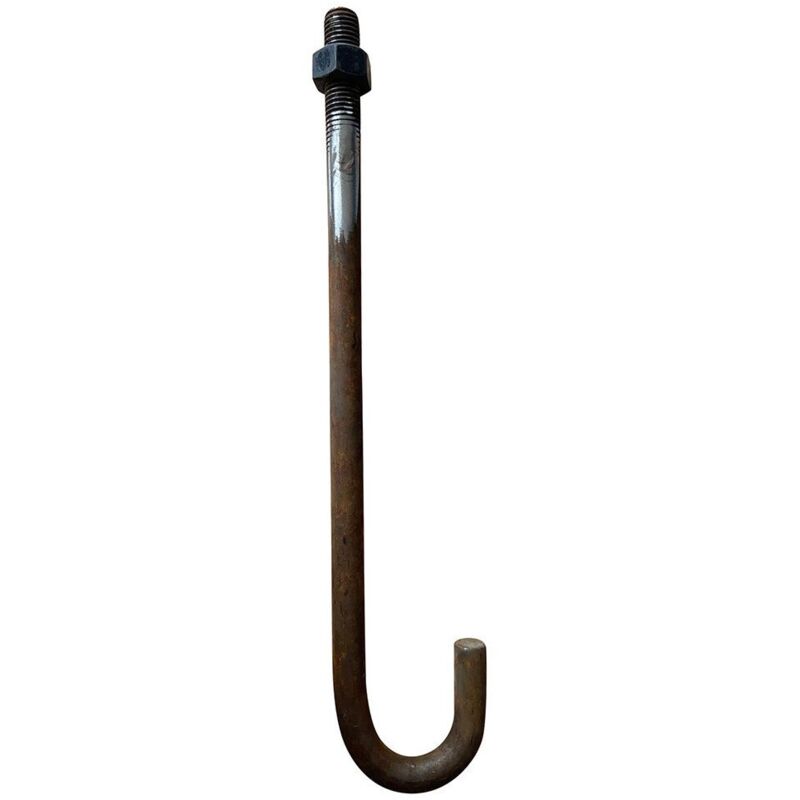 Crosse ancrage M20X420 + 1 Ecrou Acier brut-10 pièces