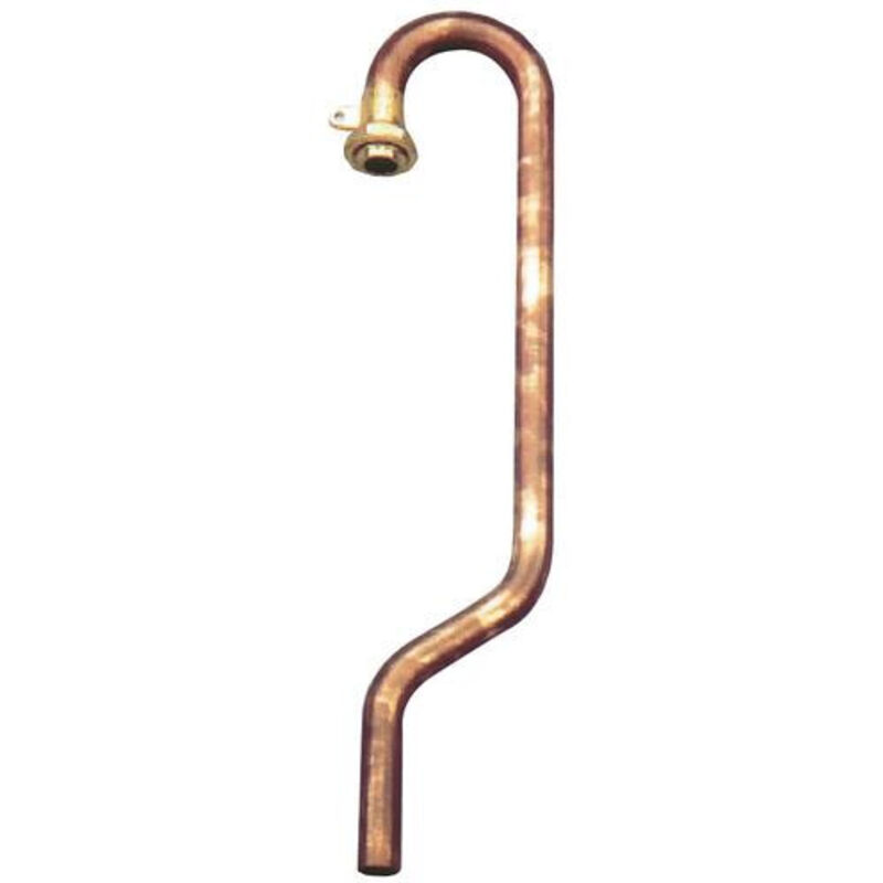 Crosse De Sortie Compteur Gaz Cuivre Avec Embout Laiton