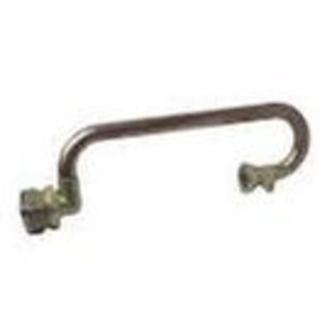CROSSE DE SORTIE DE COMPTEUR GAZ CUIVRE AVEC EMBOUT A OREILLE DE FIXATION