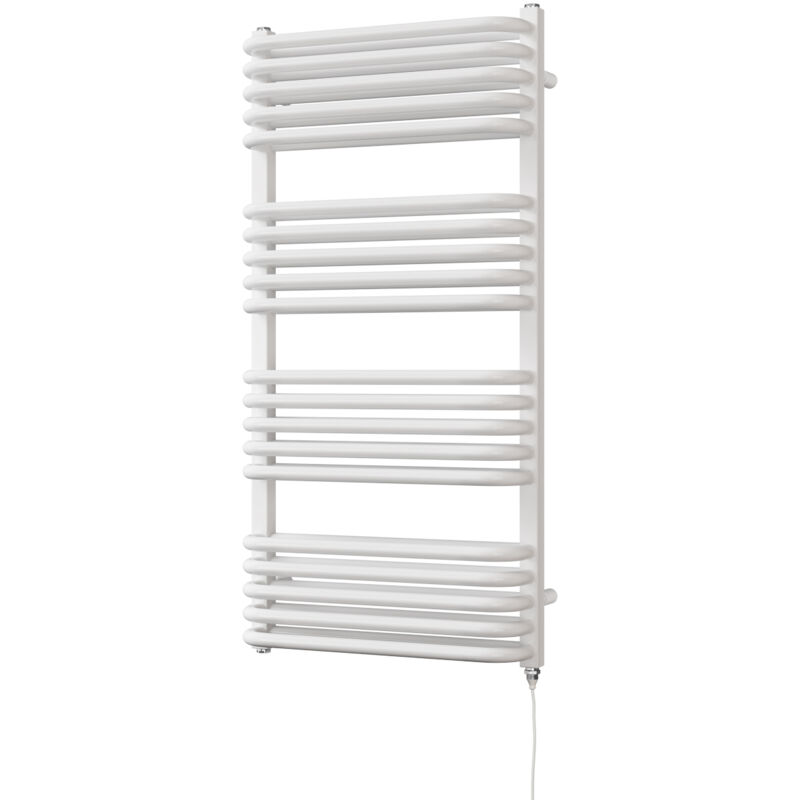 Image of Crossmoor - White Electric Towel Rail&hellip;
