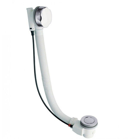 Crosswater Système vidage remplissage - bonde clic clac - manette - universel - chrome
