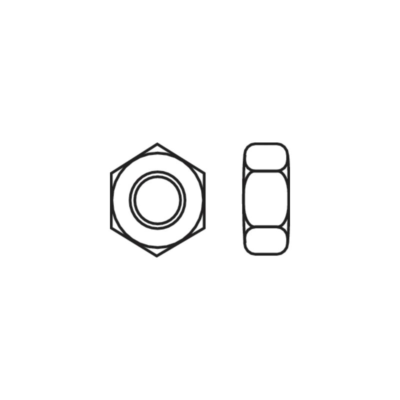Crous hexagonaux Toolcraft 812872 din 934 M6 100 pc(s)