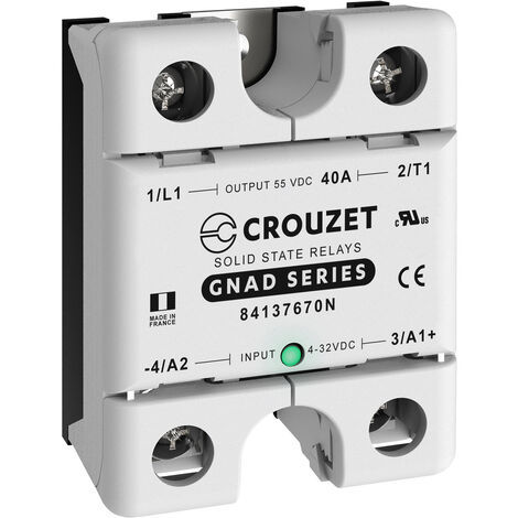 Crouzet Halbleiterrelais 84137670N 40 A Schaltspannung (max.): 55 V/AC Gleichstromschaltung 1 St.