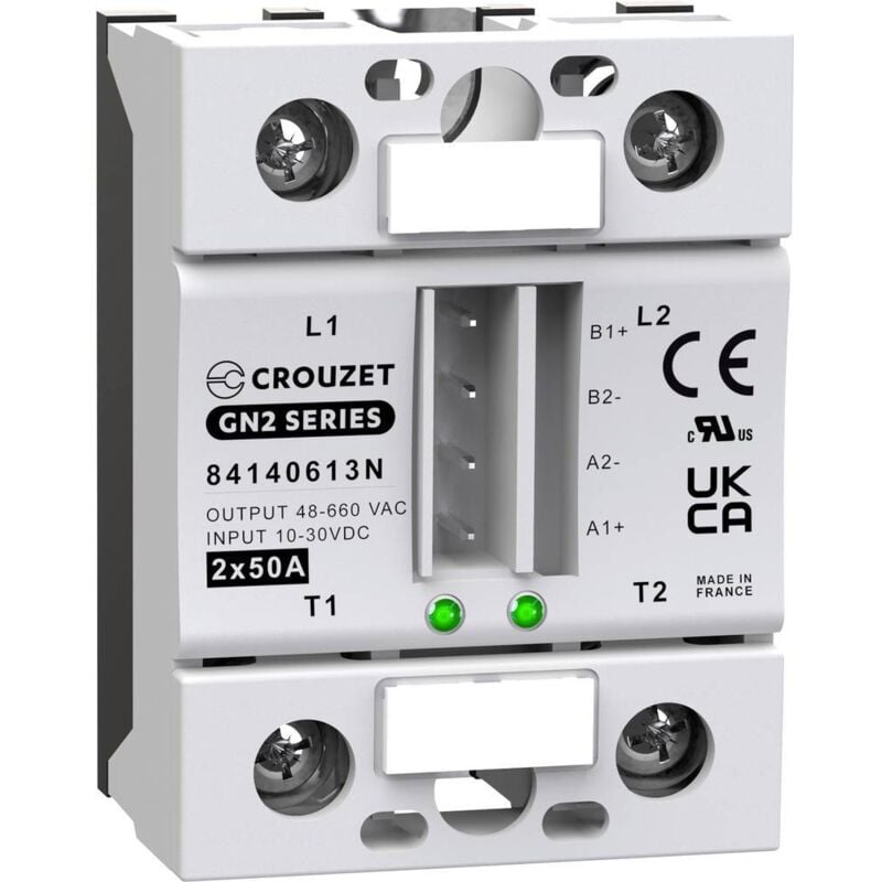 Relais à semi-conducteurs 84140613N 50 a Tension de contact (max.): 660 v/ac Passage par zéro spécial 1 pc(s) - Crouzet