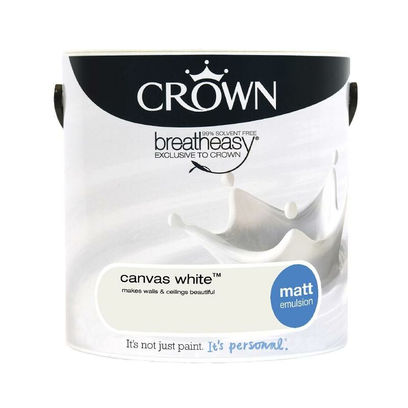 Matt Breatheasy Solvent Free - Canvas White - 2.5L - Crown