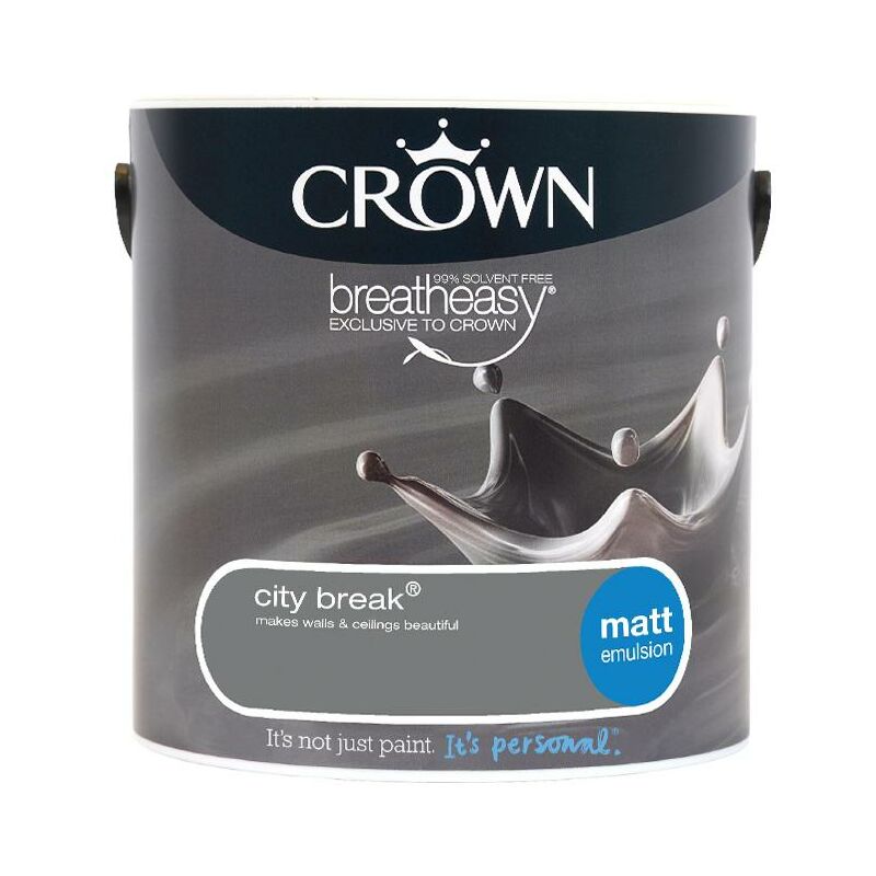 Matt Breatheasy Solvent Free - City Break - 2.5L - Crown