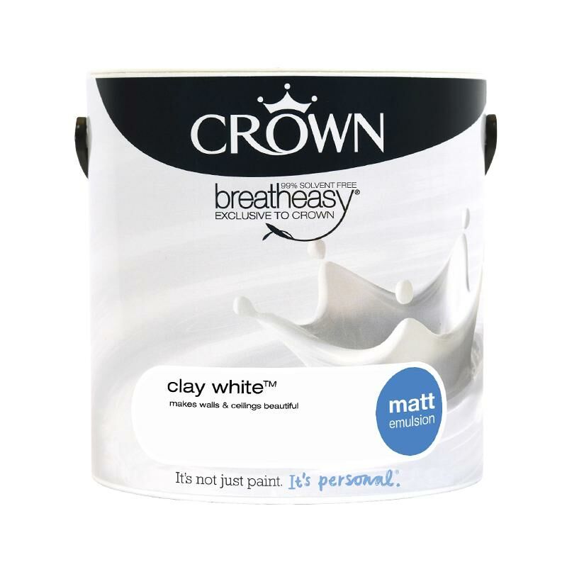 Matt Breatheasy Solvent Free - Clay White - 2.5L - Crown