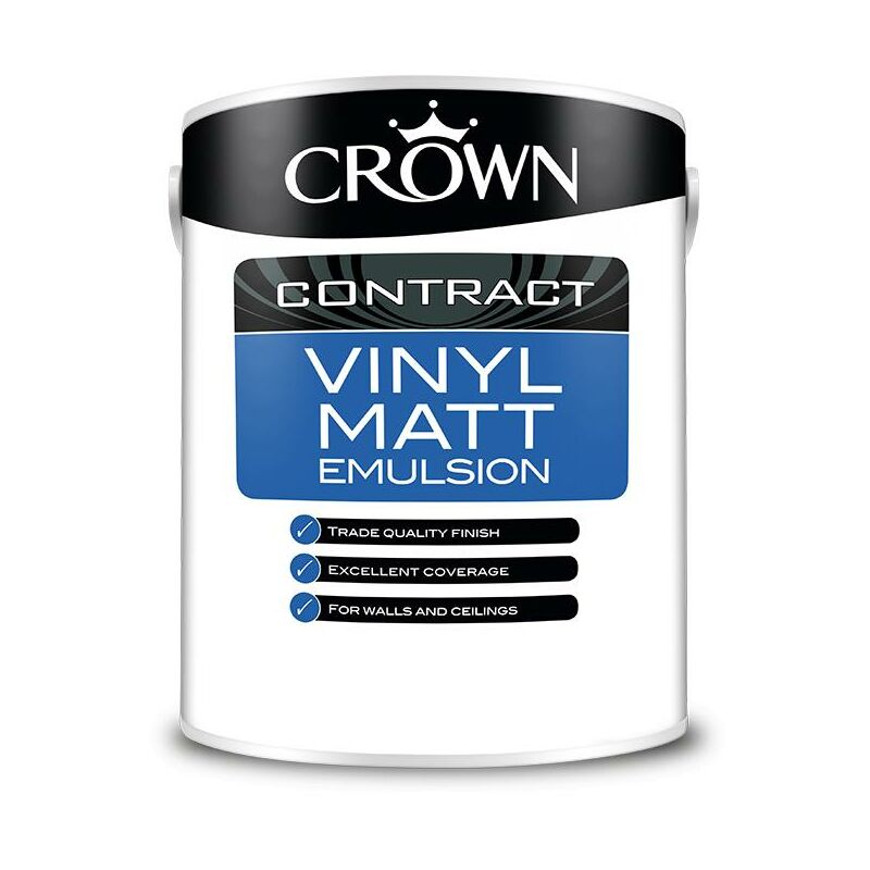 Contractors Vinyl Matt - Magnolia - 5L - Crown