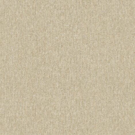 Crown Harris Tweed Herringbone Texture Natural Wallpaper Luxury Fabric Effect