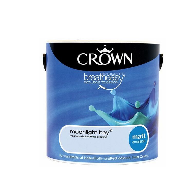 Crown Moonlight Bay 2 5l Matt Emulsion