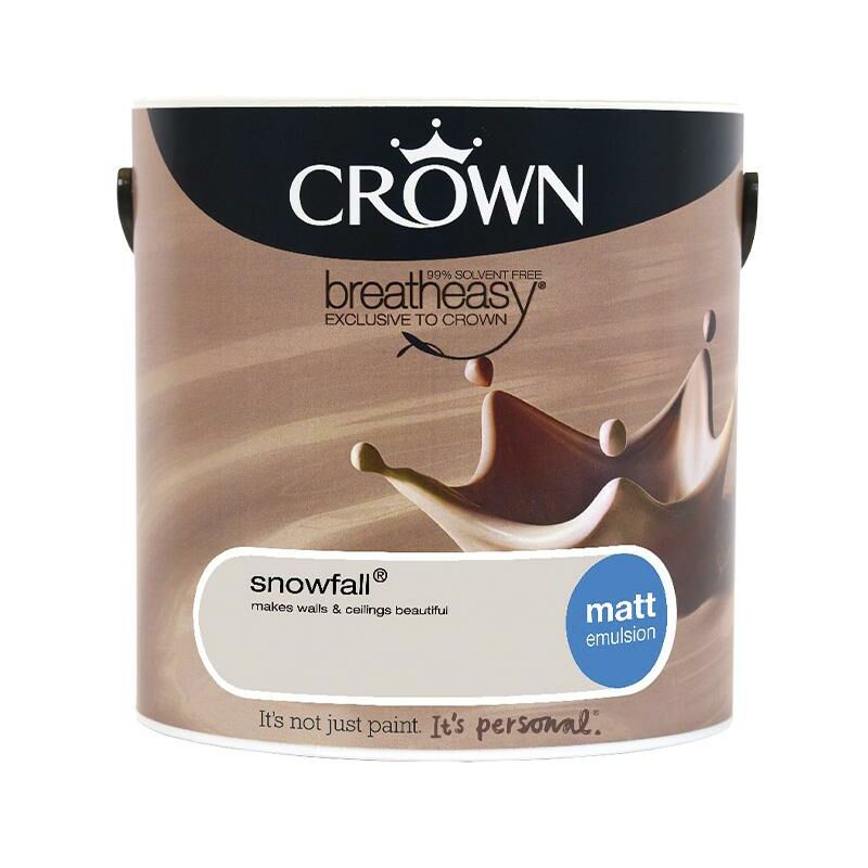Matt Breatheasy Solvent Free - Snowfall - 2.5L - Crown