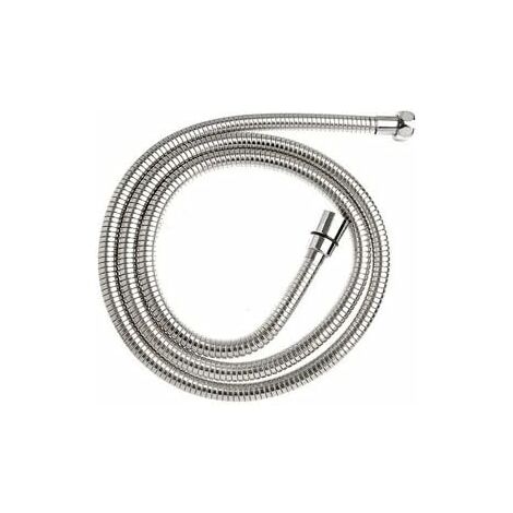 Croydex 1.5m Stretchy Reinforced Shower Hose Replacement Pipe, Chrome