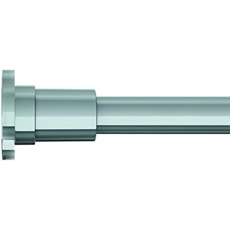 Croydex Adhesive Shower Curtain Telescopic Rod,  110cm - 260cm, Chrome