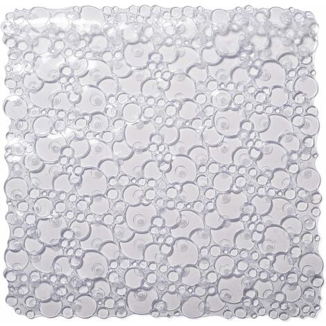 clear shower mat
