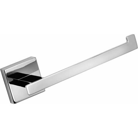 Croydex Flexi-Fix Toilet Roll Holder, Chrome, Bathroom Accessories - Cheadle