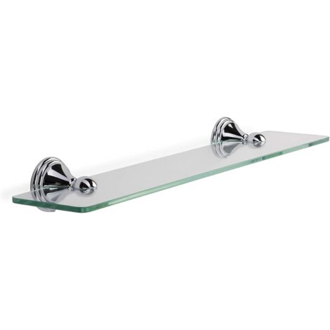 Croydex Glass Bathroom Shelf, Traditional Bathroom Storage - Westminster