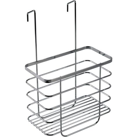Croydex Hook Over Door Shower Caddy, Deep Basket Bathroom Storage