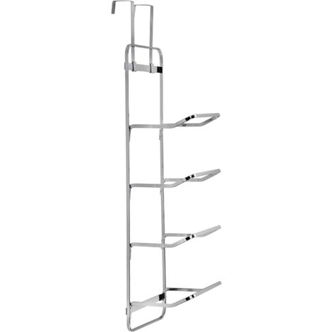 Croydex Hook Over Multiple Towel Rack, Chrome, Rust Free, 71x20x14cm