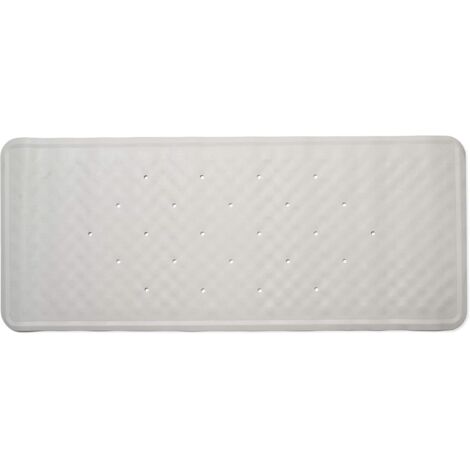 Croydex Hygiene 'N' Clean Anti-Bacterial Slip-Resistant Suction Bath Mat, White